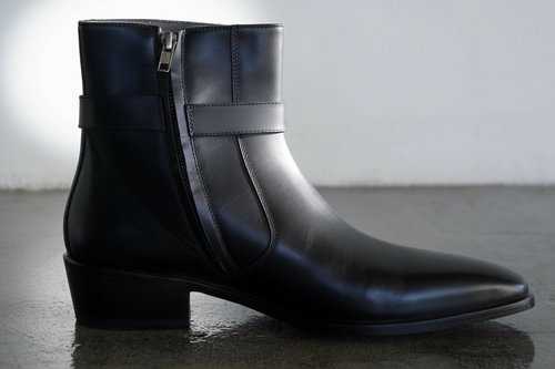 The Astor Boot | Black Calf Leather