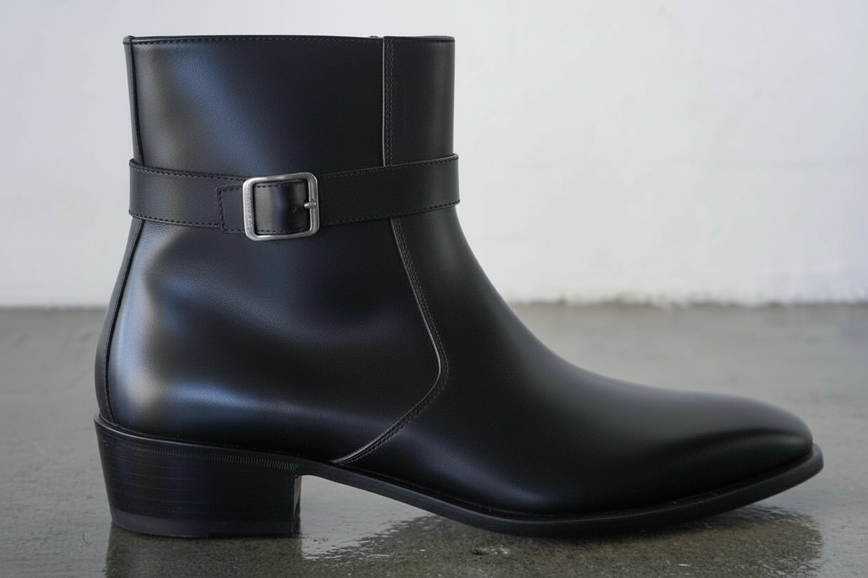 The Astor Boot | Black Calf Leather