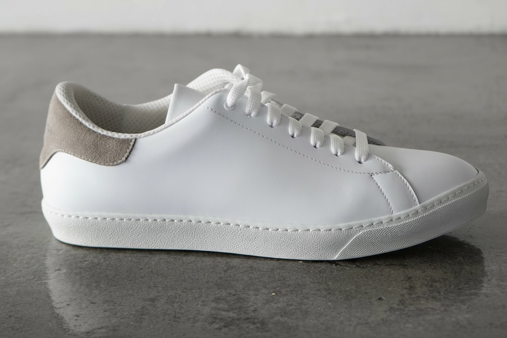 The Rowe Trainer | White Calf Leather