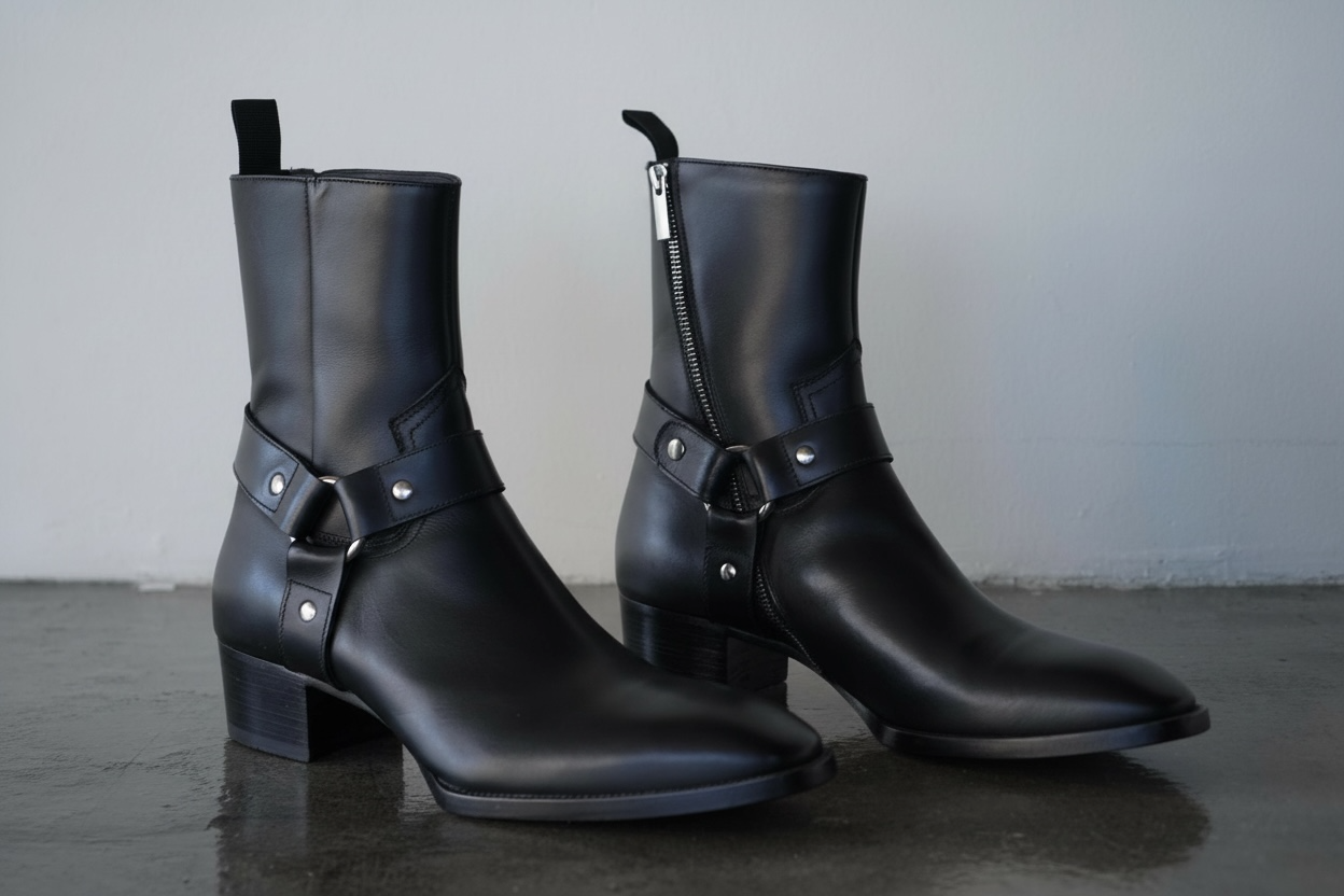 The Mercer Boot | Black Calf Leather