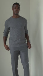 The Rosetti Sweater | Cinder Grey