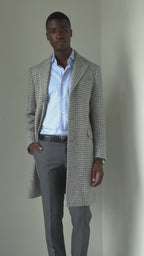 The Saviano | Ash-Ivory Houndstooth